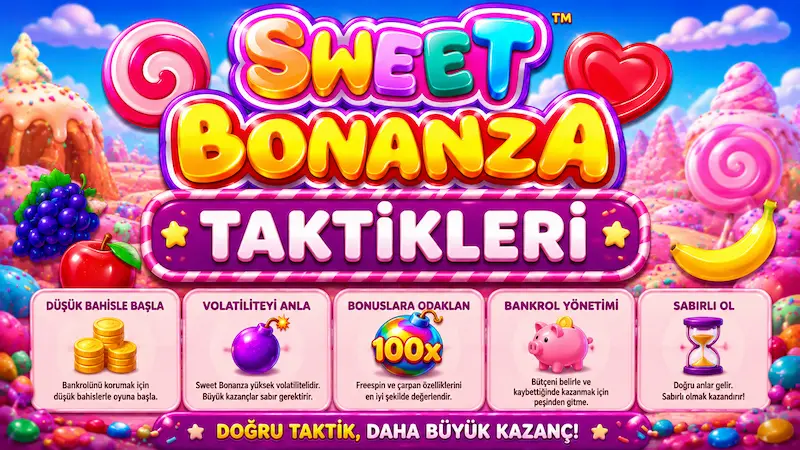 Sweet Bonanza bahis stratejisi
